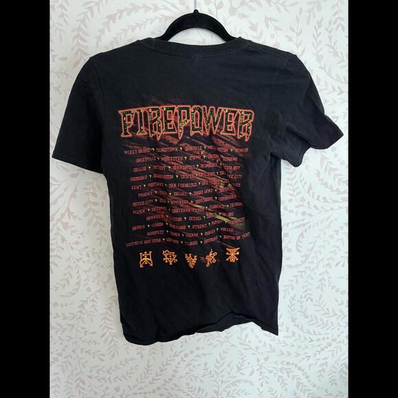 VINTAGE Judas Priest Firepower Tour T-Shirt - Picture 4 of 7